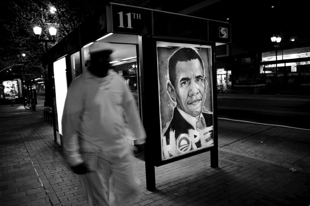 Wahlkampf für Obama 2008 in Philadelphia