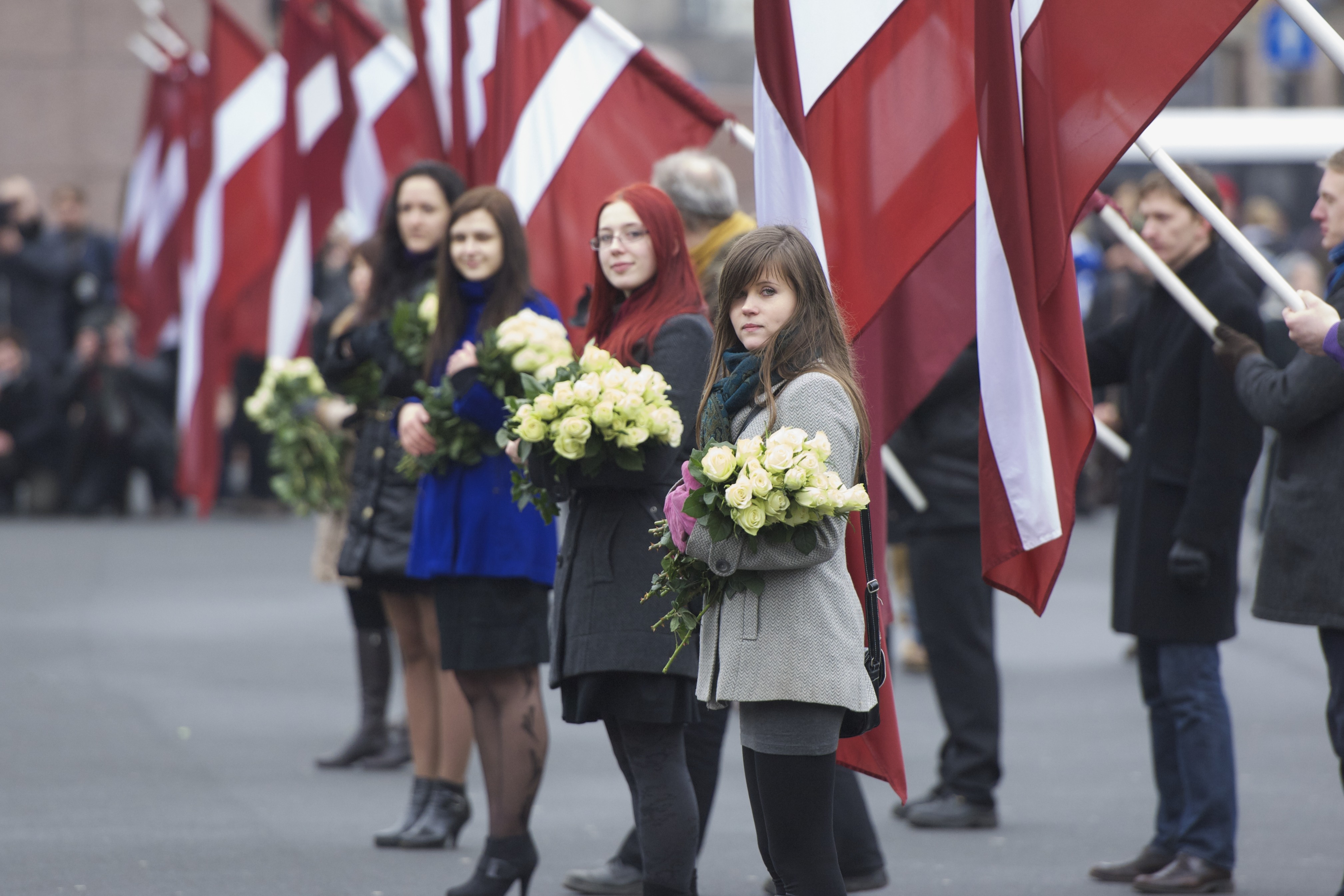 der rechte rand Estland, Lettland, Litauen der rechte rand